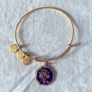 Alex and Ani Violet gold bracelet
